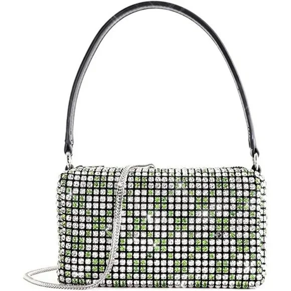NEW Sparkling Bling Swarovski Crystal Rhinestone Bag Clutch Purse +FREE … - Picture 14 of 17